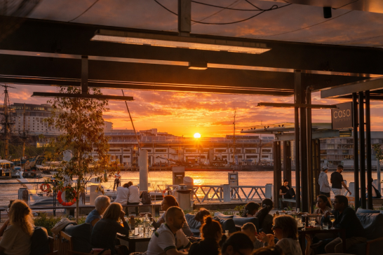 Casa Ristorante at sunset