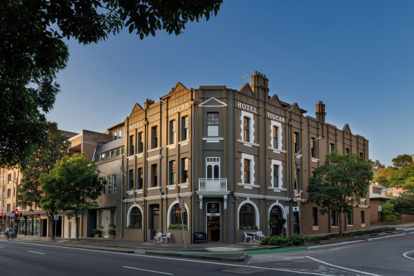 Vulcan Hotel Exterior